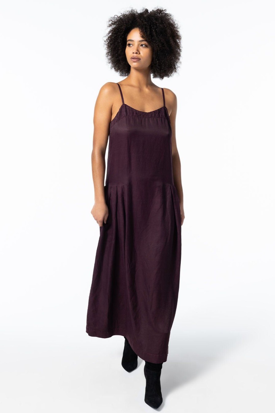 Women Burning Torch Dresses & Jumpsuits | Wallace Drop Waist Dress, Prune