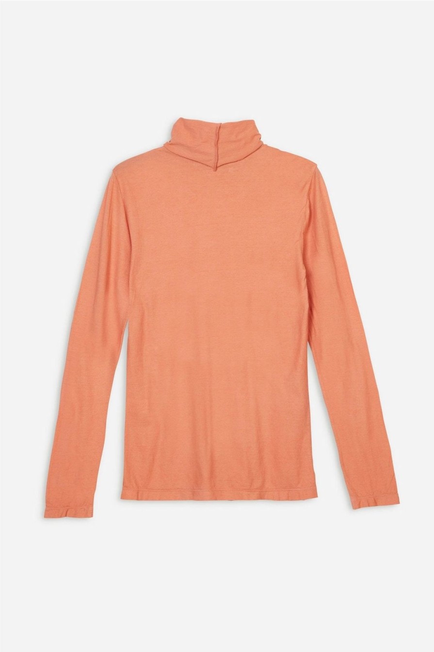 Women Burning Torch Tees | P.C.H. Turtleneck, Melon