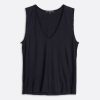 Women Burning Torch Tees | P.C.H. Sleeveless Tee, Black