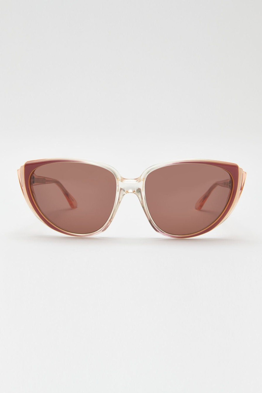 Women Burning Torch Sunglasses | Vintage Balmain Sunglasses, Taupe