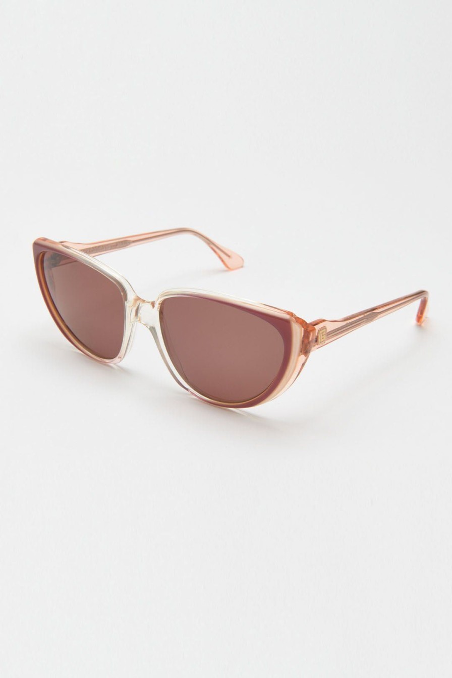 Women Burning Torch Sunglasses | Vintage Balmain Sunglasses, Taupe