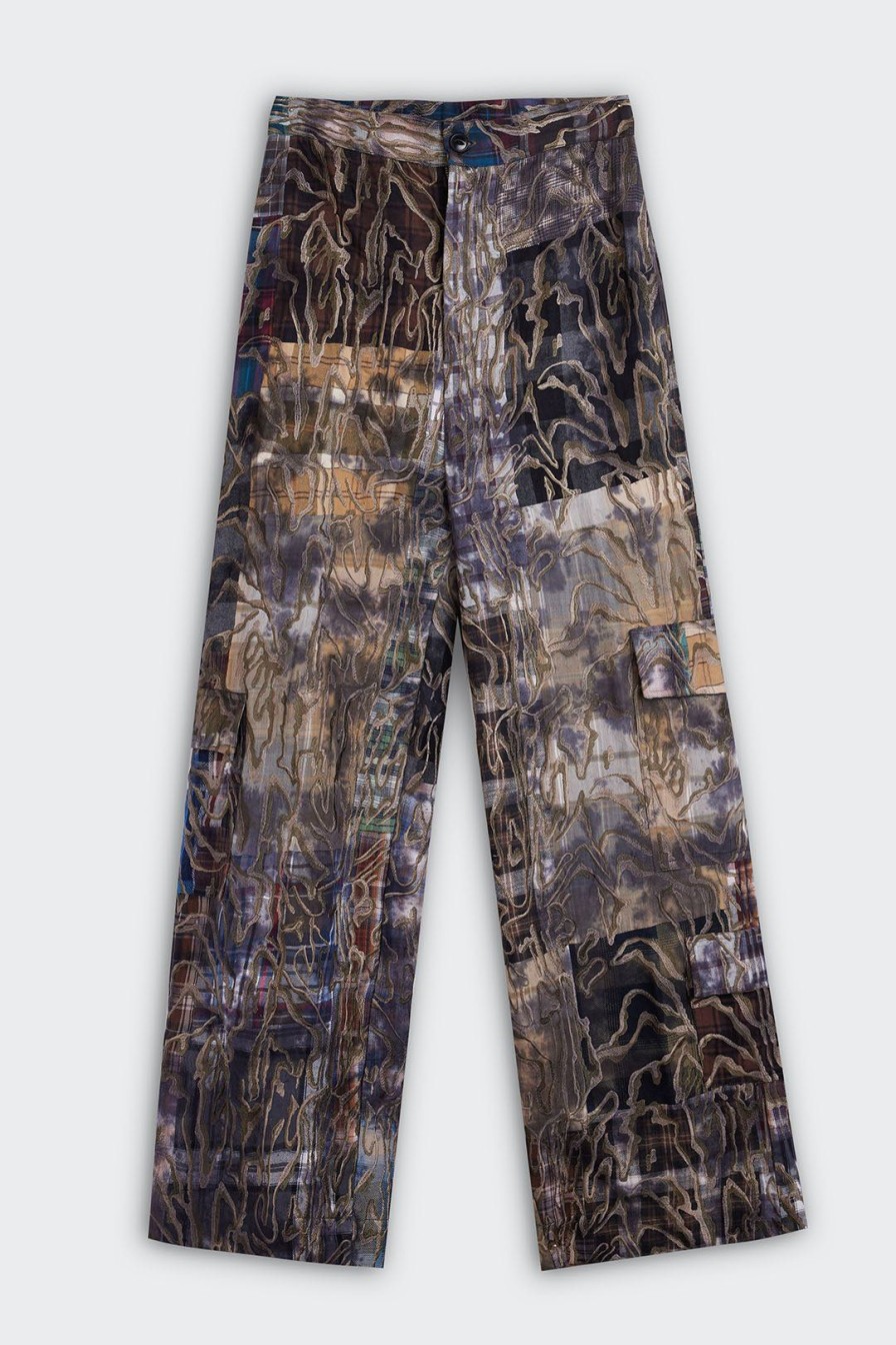 Women Burning Torch Upcycled | The Dryad Trousers, Multi