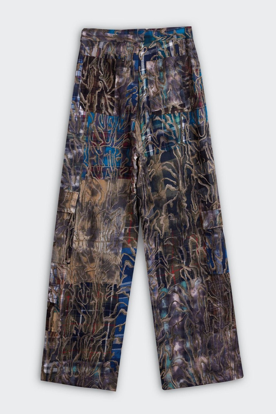 Women Burning Torch Upcycled | The Dryad Trousers, Multi