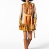 Women Burning Torch Upcycled | Ashbury Upcycled Sari Shirtdress, Multi