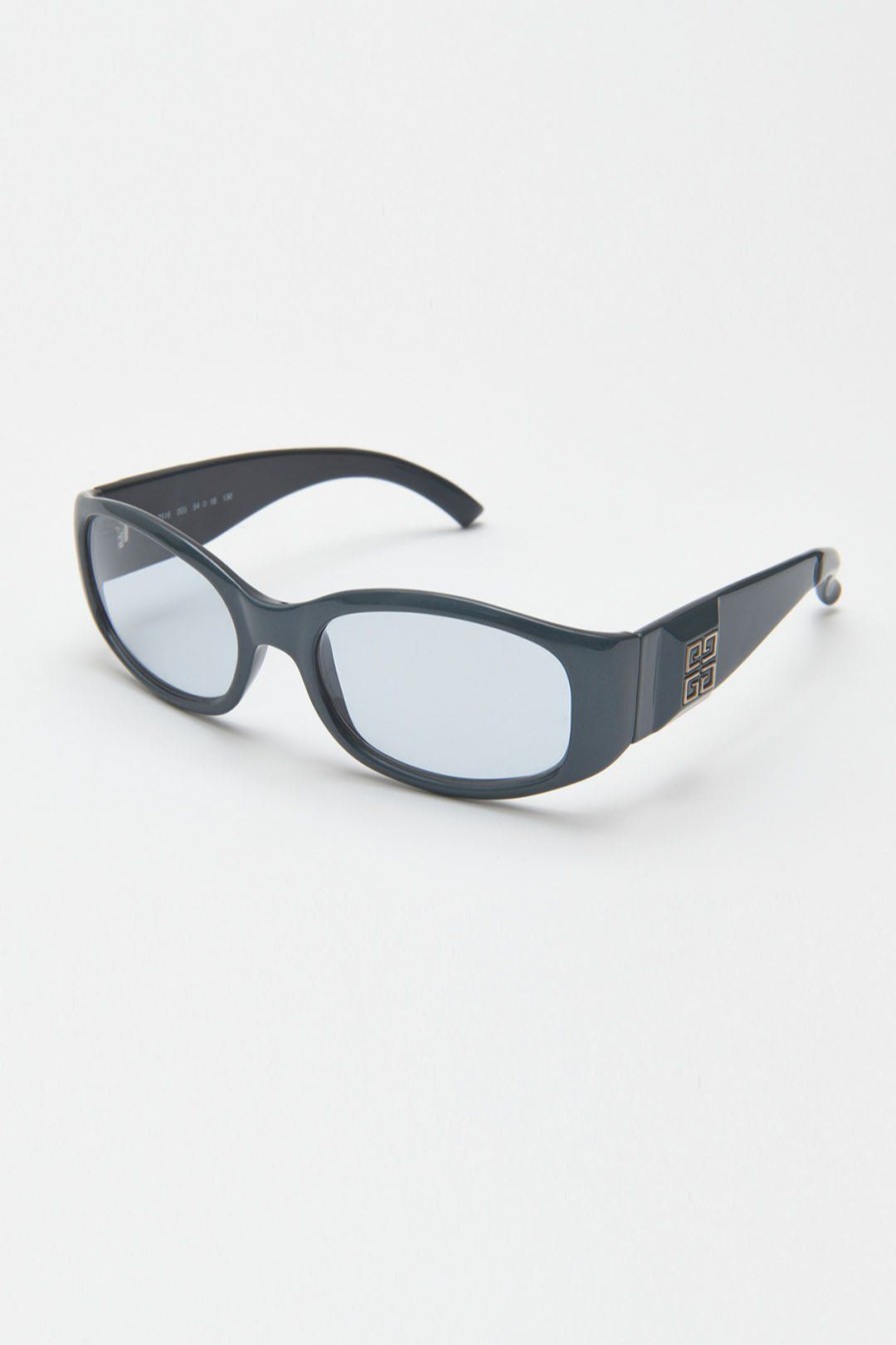 Women Burning Torch Sunglasses | Vintage Givenchy Sunglasses, Blue