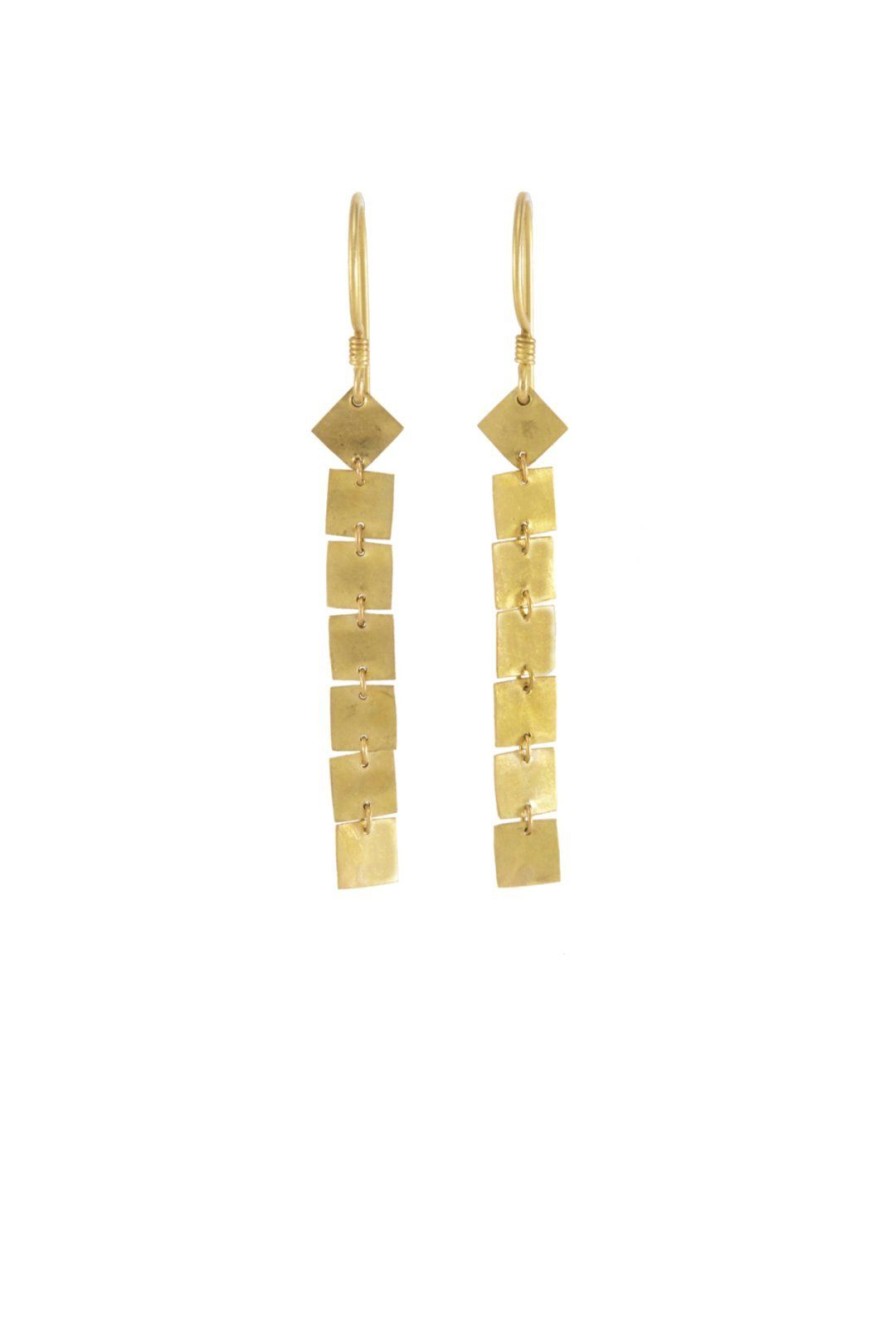 Women Burning Torch Earrings | Rhea Earrings 18 Kg