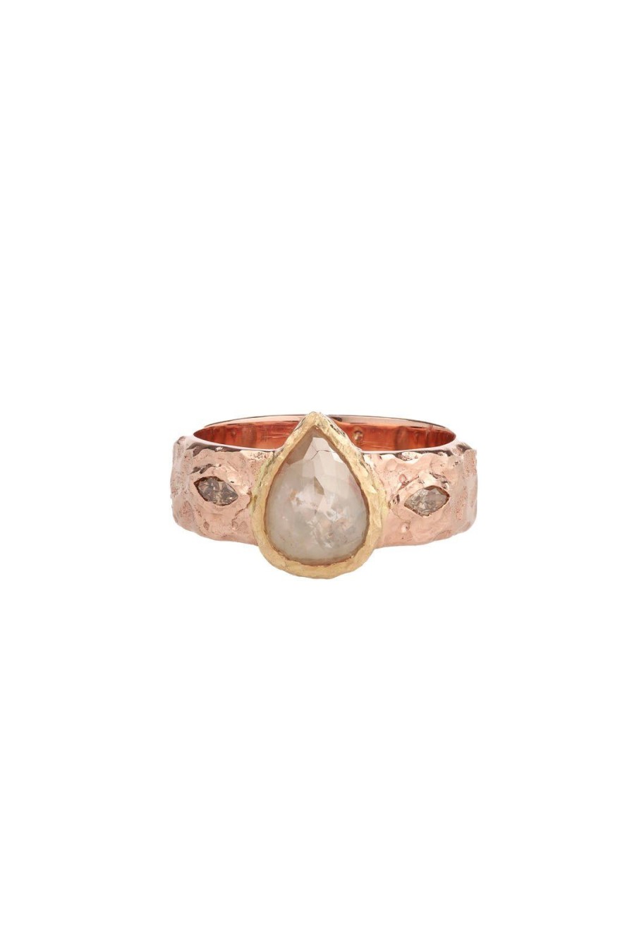 Women Burning Torch Rings | Venus Diamond Ring, Pear Diamond