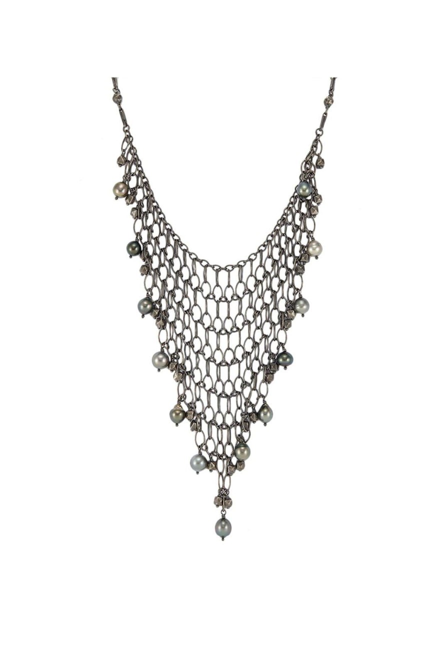 Women Burning Torch Necklaces | Conca Pearl Necklace Silver