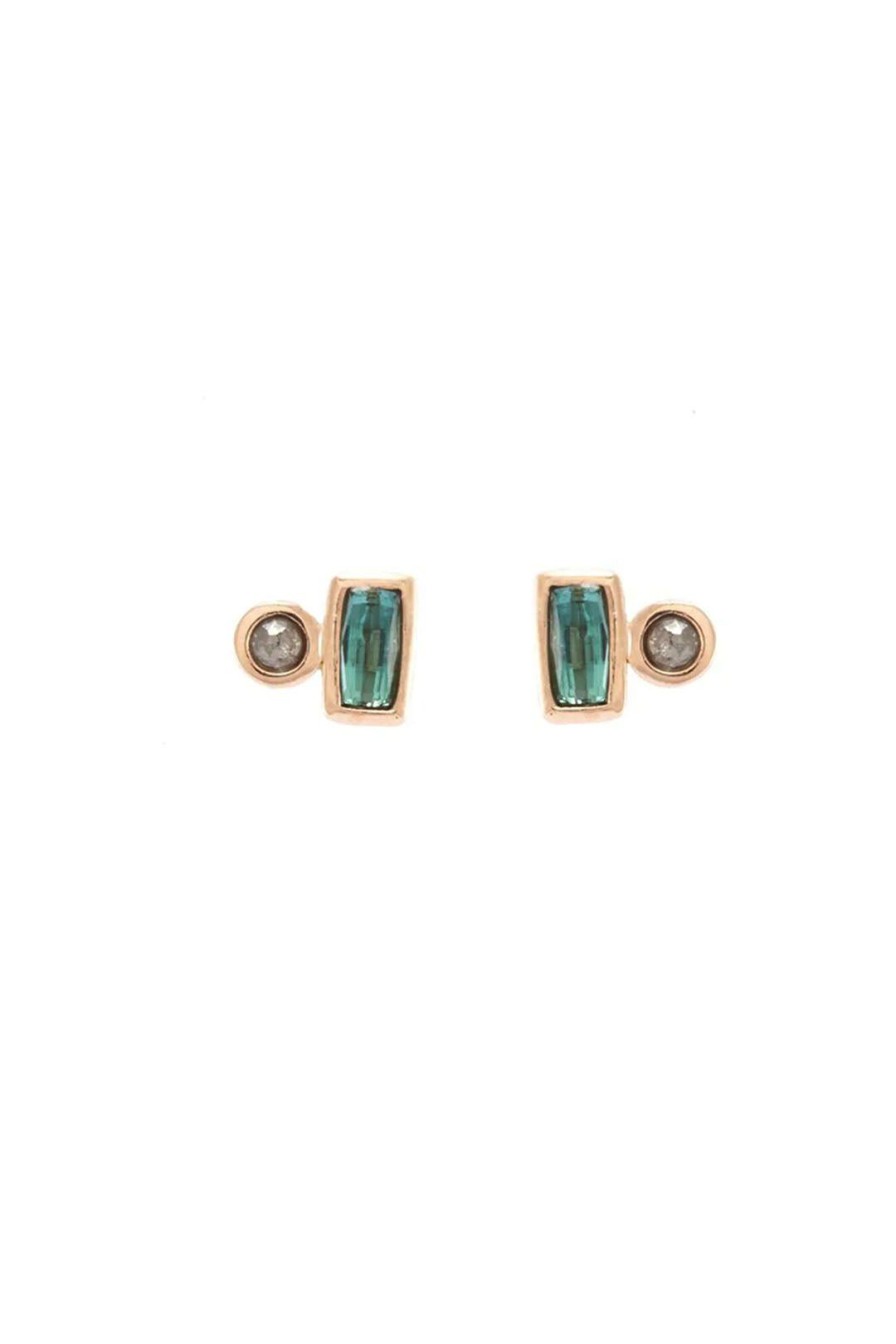 Women Burning Torch Earrings | Carina Earrings 18Kt