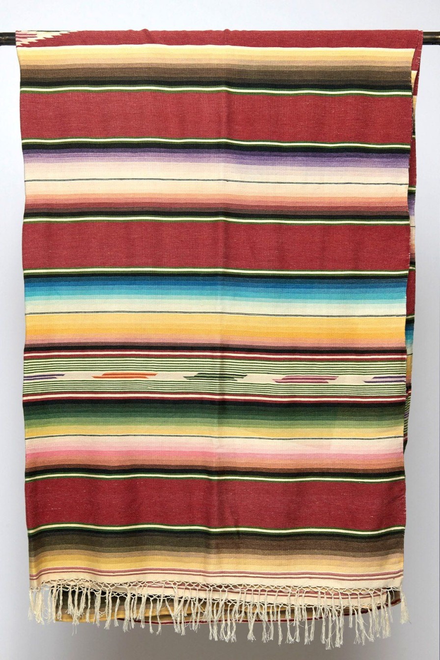 Home Burning Torch | 1940'S Mexican Blanket Multi