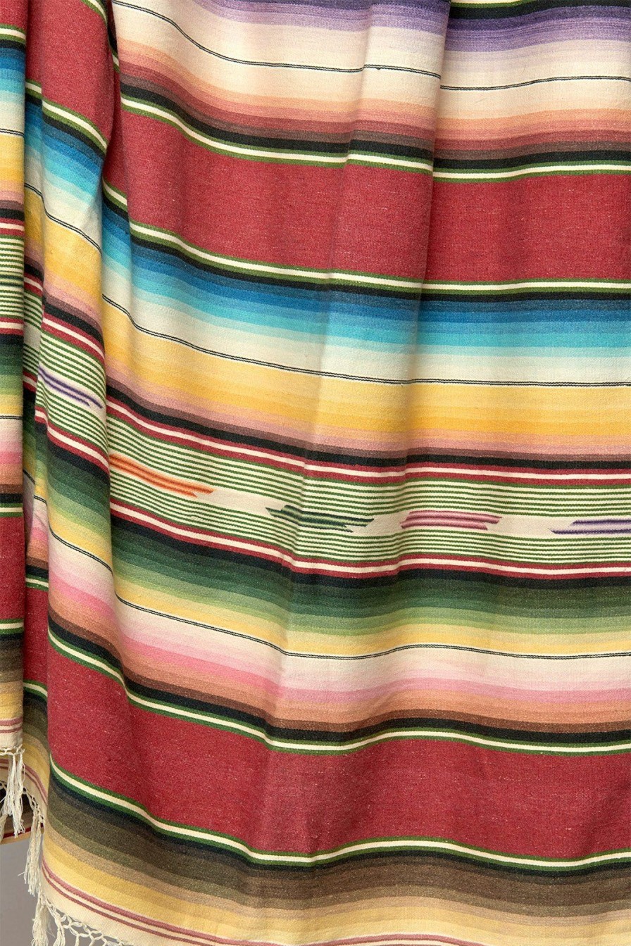 Home Burning Torch | 1940'S Mexican Blanket Multi