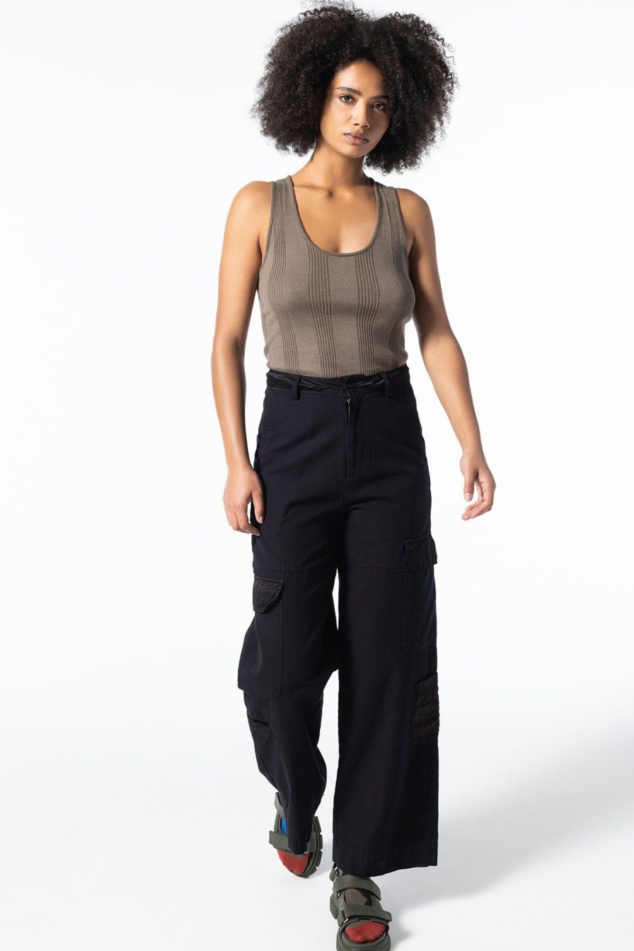 Women Burning Torch Bottoms | Jeremy Pants, Black