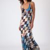 Women Burning Torch Dresses & Jumpsuits | Calder Bias Maxi Dress, Multi