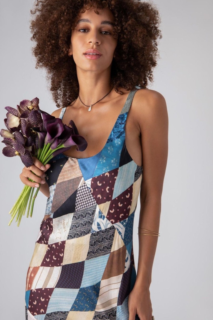 Women Burning Torch Dresses & Jumpsuits | Calder Bias Maxi Dress, Multi