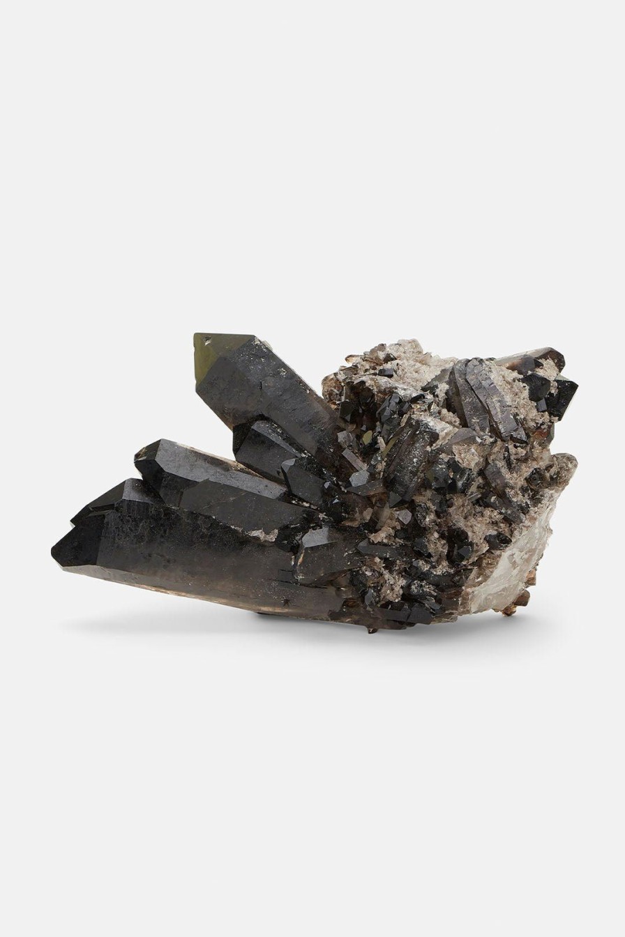 Home Burning Torch | Smoky Quartz Specimen, Black