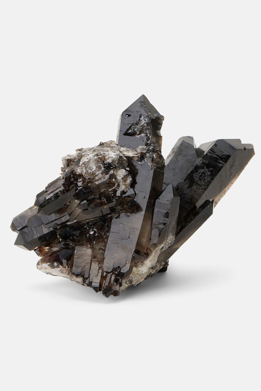 Home Burning Torch | Smoky Quartz Specimen, Black