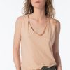 Women Burning Torch Tees | P.C.H. Tank, Peach