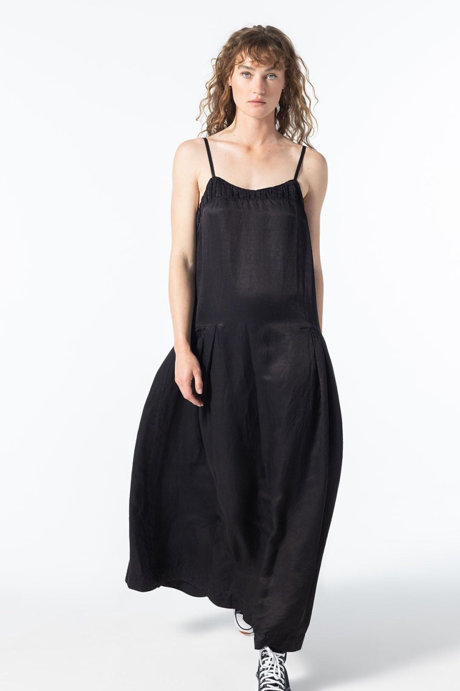 Women Burning Torch Dresses & Jumpsuits | Wallace Drop Waist Dress, Black