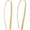 Women Burning Torch Earrings | Zemi Earrings Yellow Gold