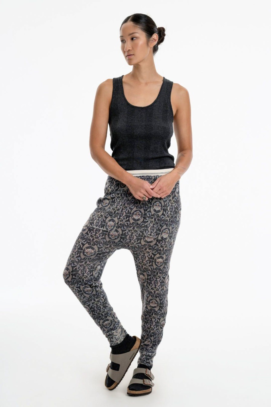 Women Burning Torch Cashmere & Knits | Tate Printed Cashmere Jogger, Nouveau