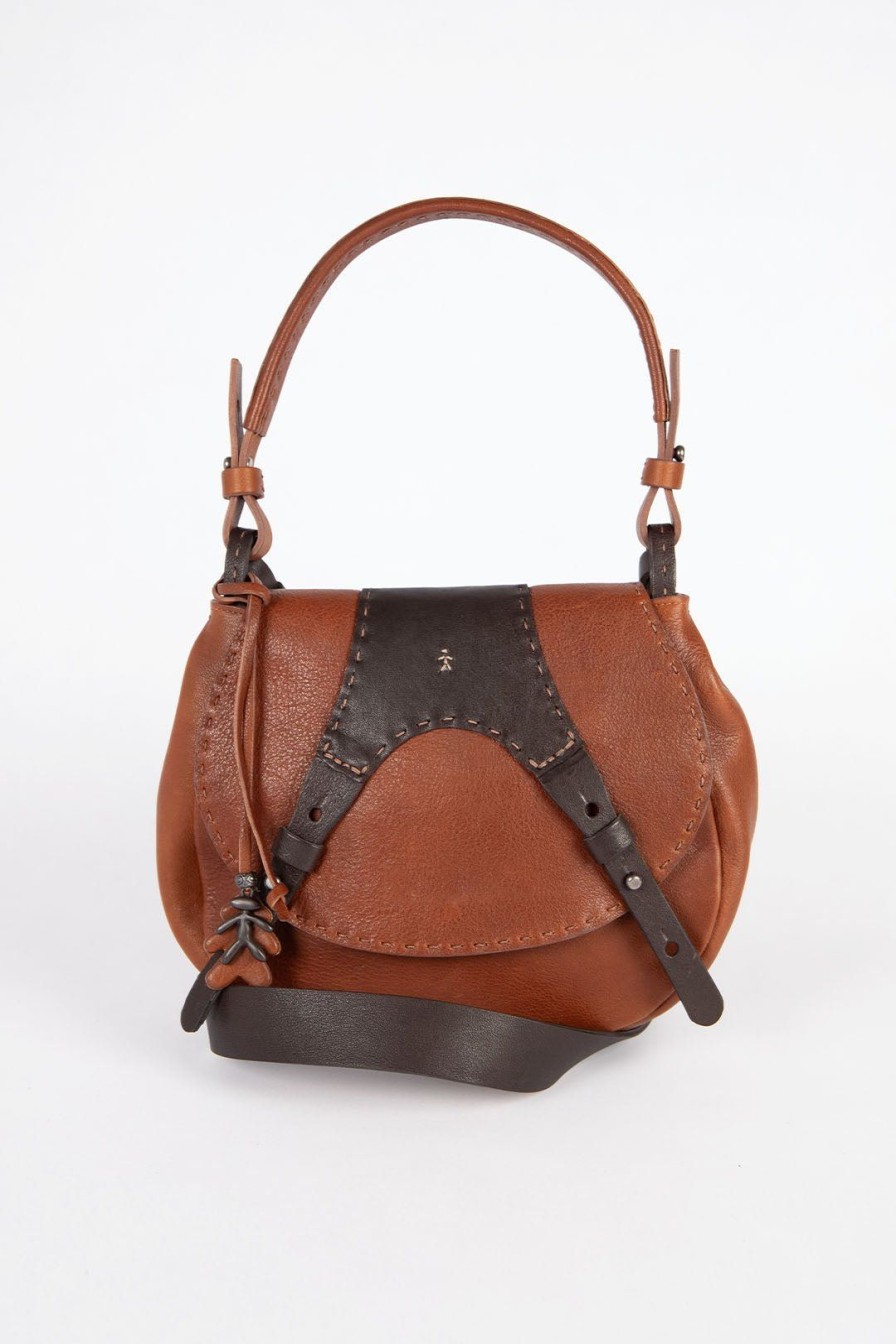 Women Burning Torch Bags | Henry Beguelin Small Cross Body Bag, Brandy