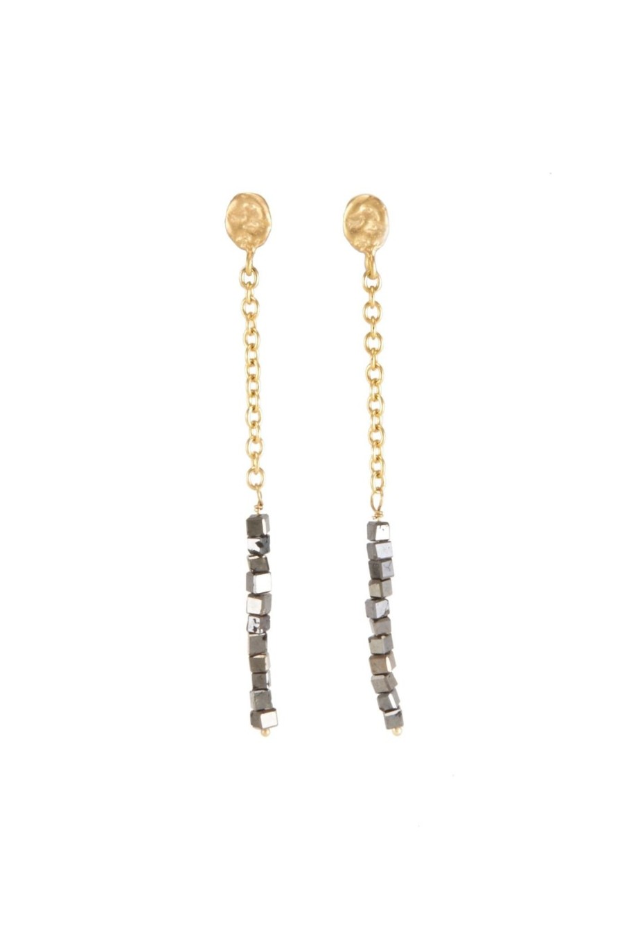 Women Burning Torch Earrings | Lily Earrings, Black