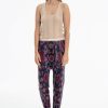 Women Burning Torch Bottoms | Tate Printed Cashmere Jogger, Ikat