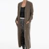 Women Burning Torch Outerwear | Honeycomb Long Cardigan, Cypress