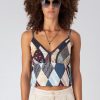 Women Burning Torch Tops | Calder Cami Top, Multi