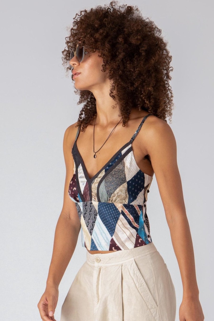 Women Burning Torch Tops | Calder Cami Top, Multi