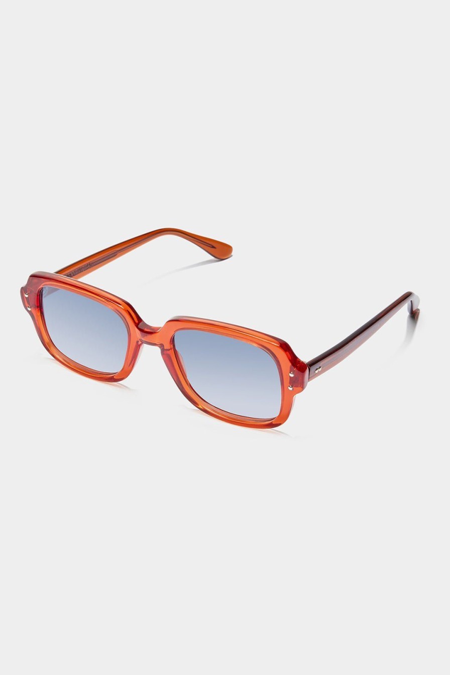 Women Burning Torch Sunglasses | Vintage Romco Square Sunglasses Red