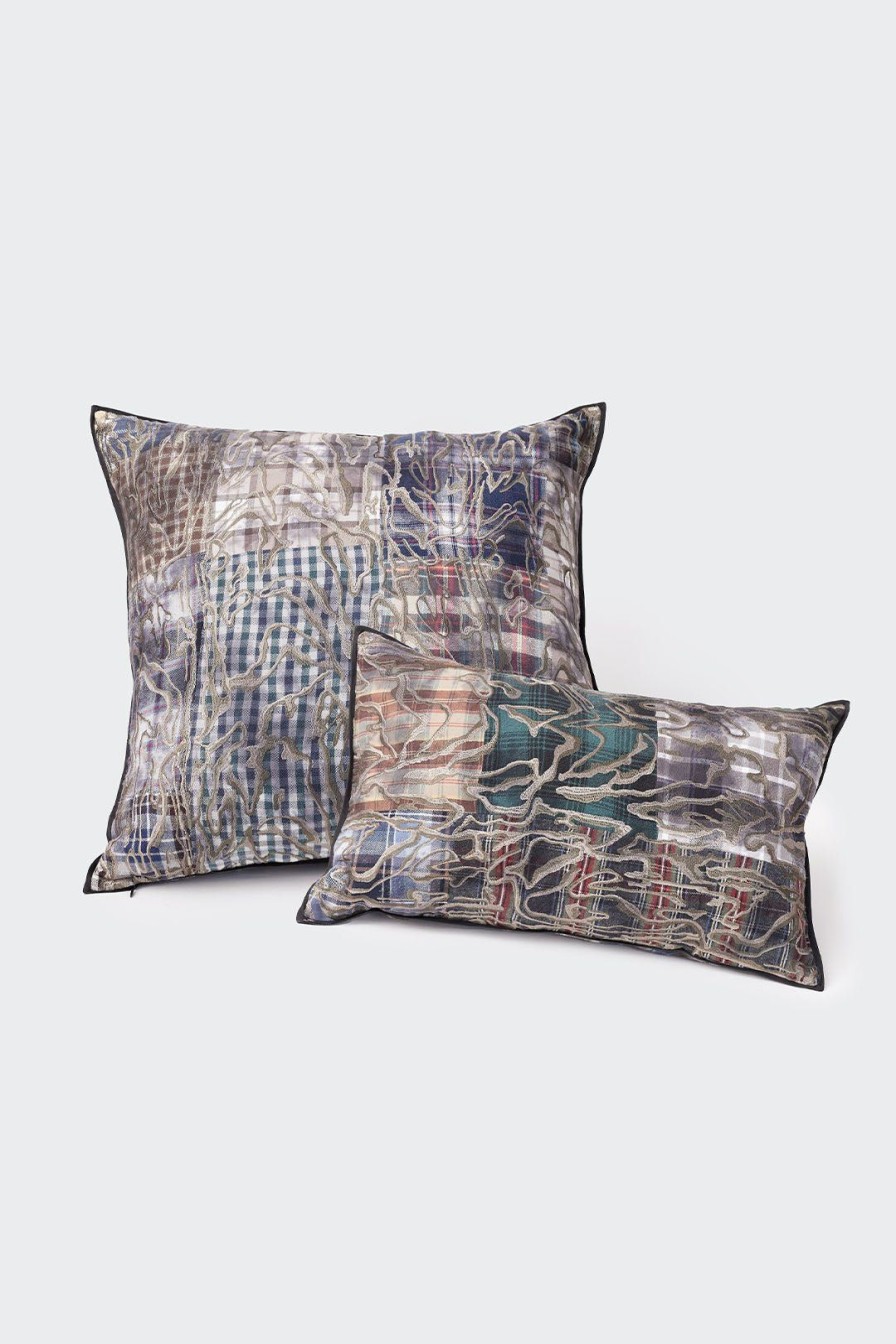 Home Burning Torch | The Dryad Square Pillow, Multi