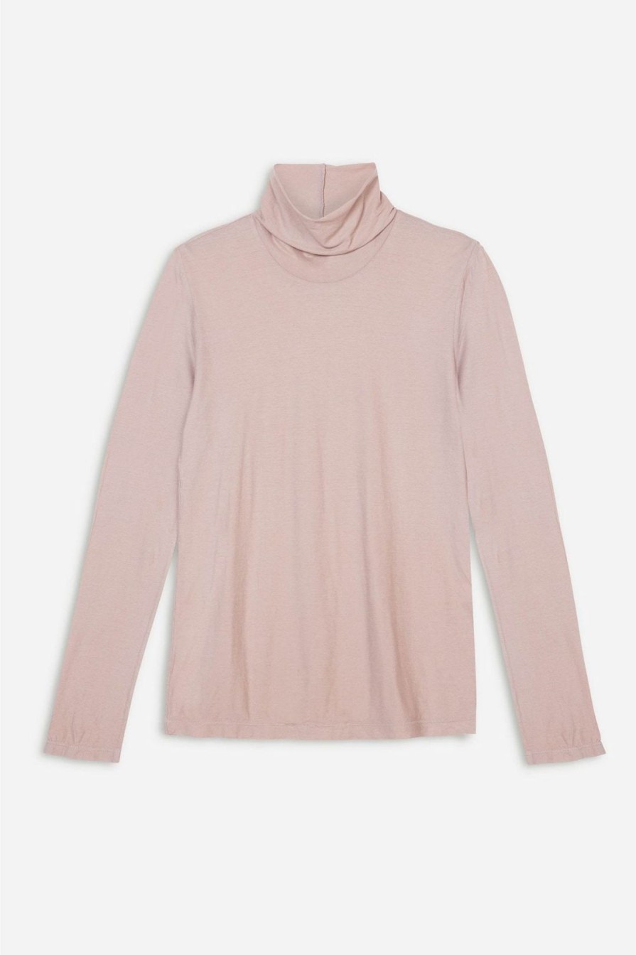 Women Burning Torch Tees | P.C.H. Turtleneck, Orchid