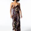 Women Burning Torch Dresses & Jumpsuits | Labyrinth Bias Maxi Dress, Multi