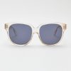 Women Burning Torch Sunglasses | Vintage Emmanuelle Khanh Sunglasses, Clear