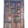 Home Burning Torch | Vintage Carved Grain Door / Gate, Single Panel