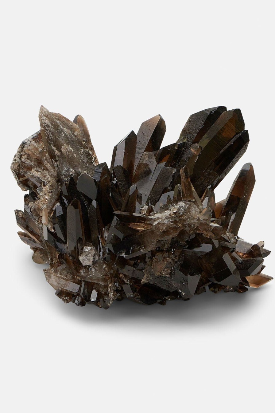 Home Burning Torch | Smoky Quartz Specimen, Black