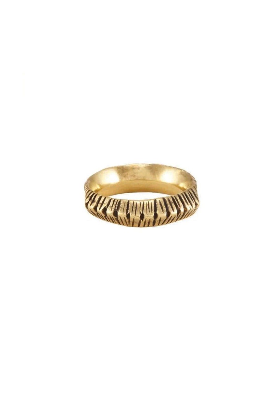 Women Burning Torch Rings | 18Kt Gold Bimo Ring