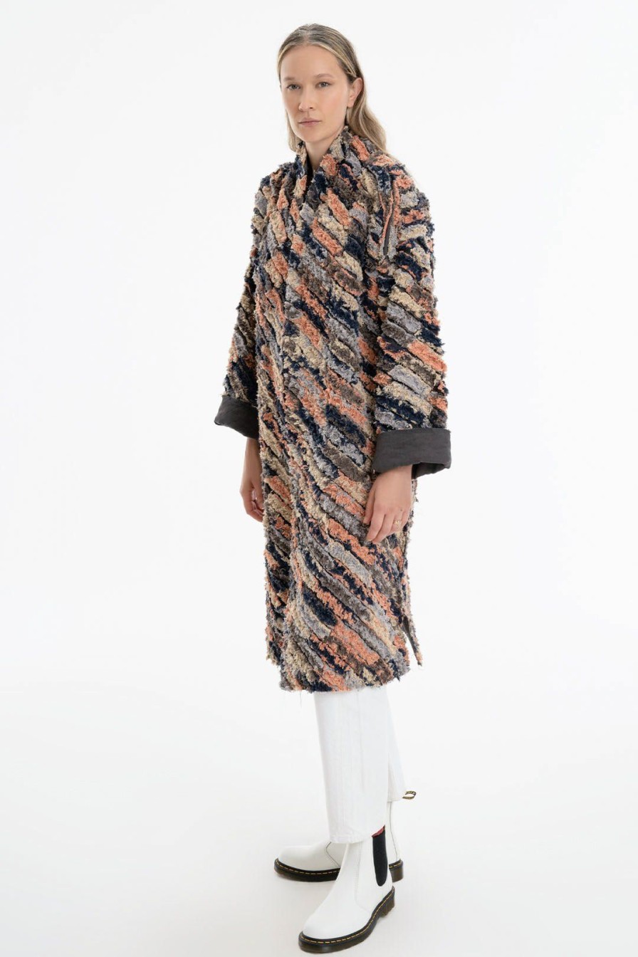 Women Burning Torch Outerwear | The Opal Coat, Multi