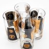 Home Burning Torch | Vintage Coin Glasses-Set Of 4 Multi