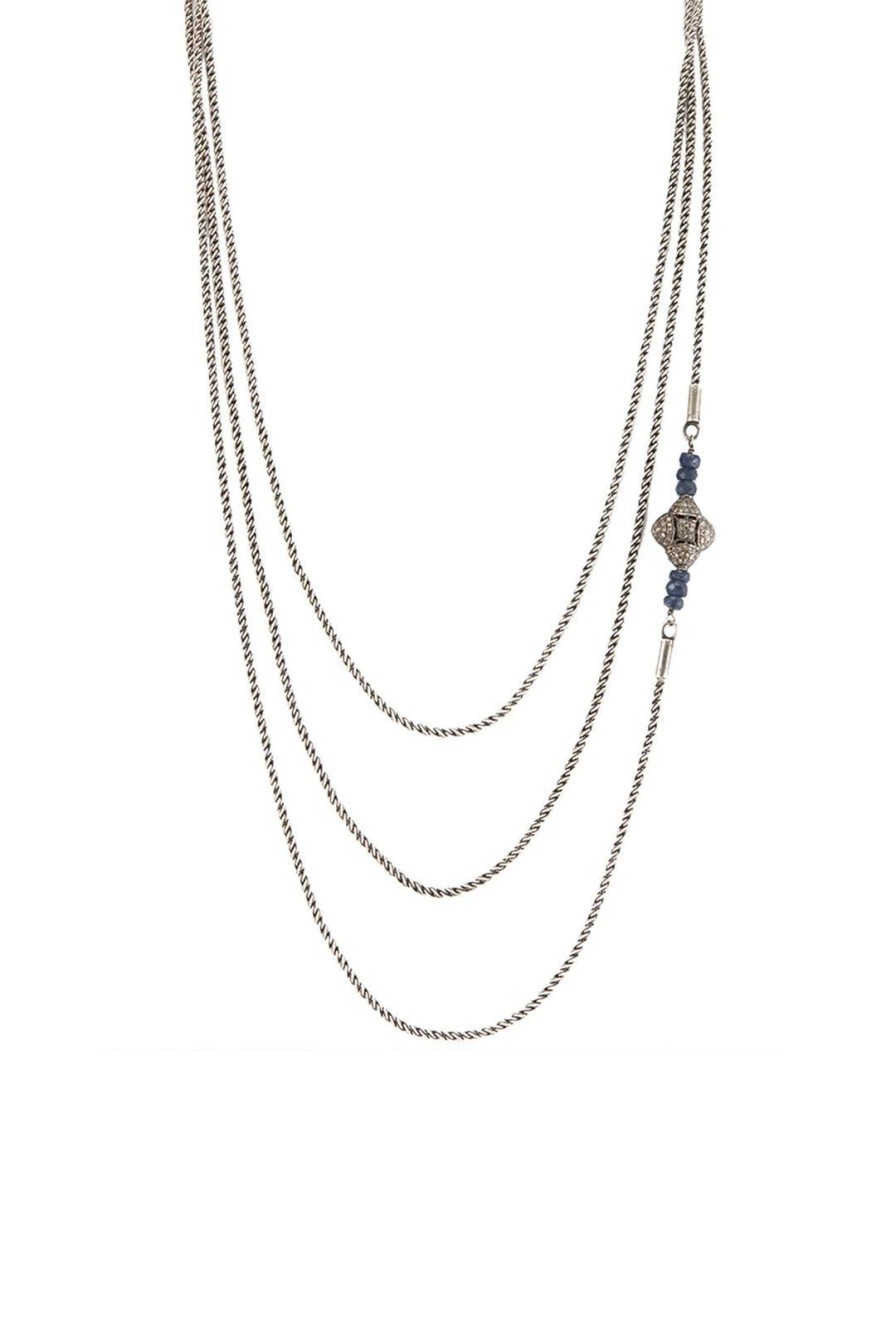 Women Burning Torch Necklaces | Catherine Necklace 67In Sapphire