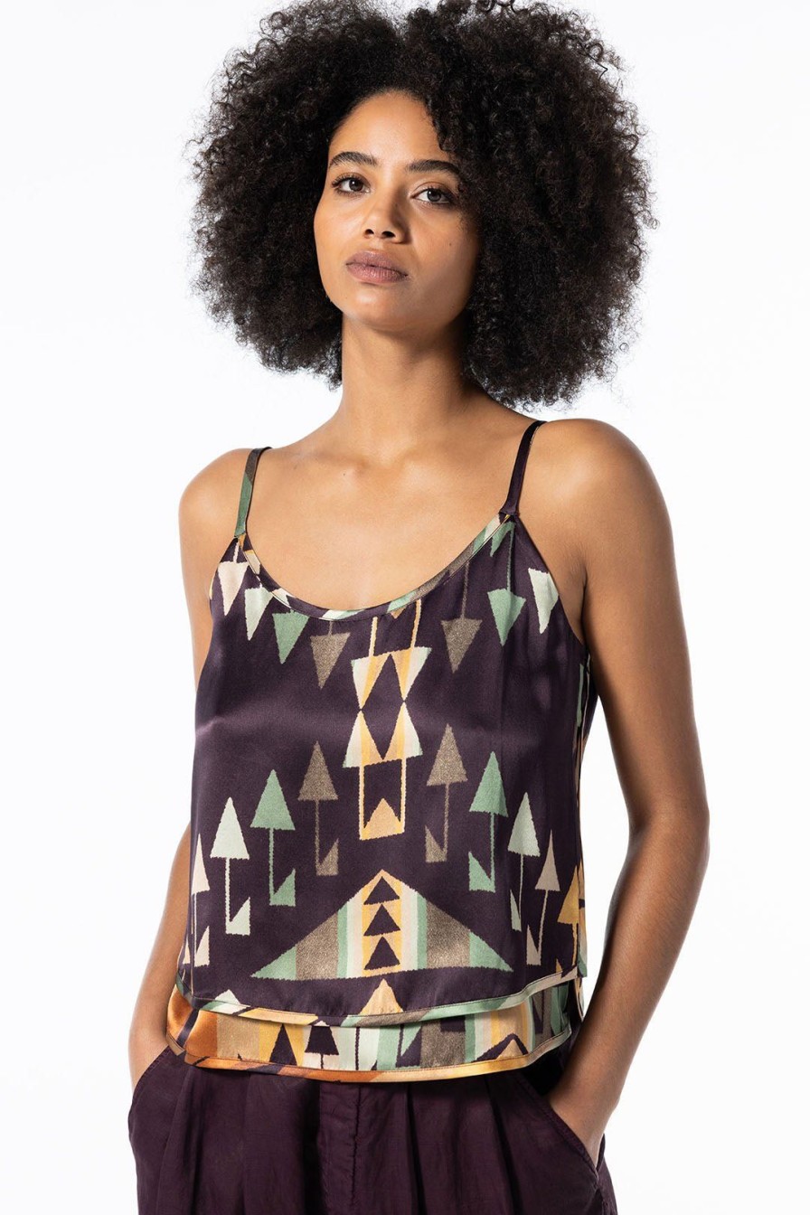 Women Burning Torch Tops | Labyrinth Cami, Multi