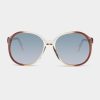 Women Burning Torch Sunglasses | Vintage Swan Optical Sunglasses Multi