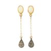 Women Burning Torch Earrings | Victoria Earrings, Gold