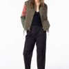 Women Burning Torch Bottoms | Alexandria Trousers, Black