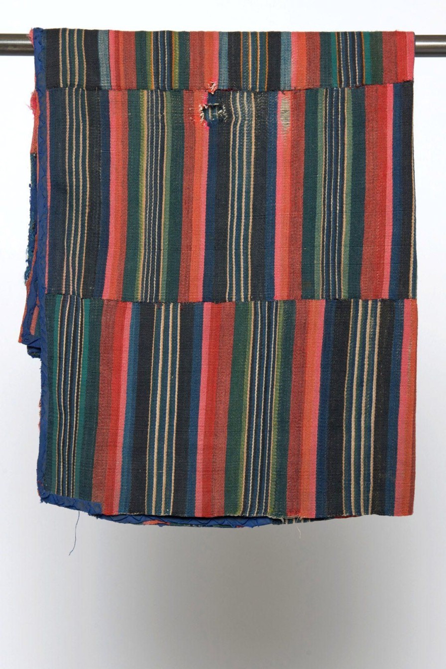 Home Burning Torch | Tibetan Striped Textile Multi