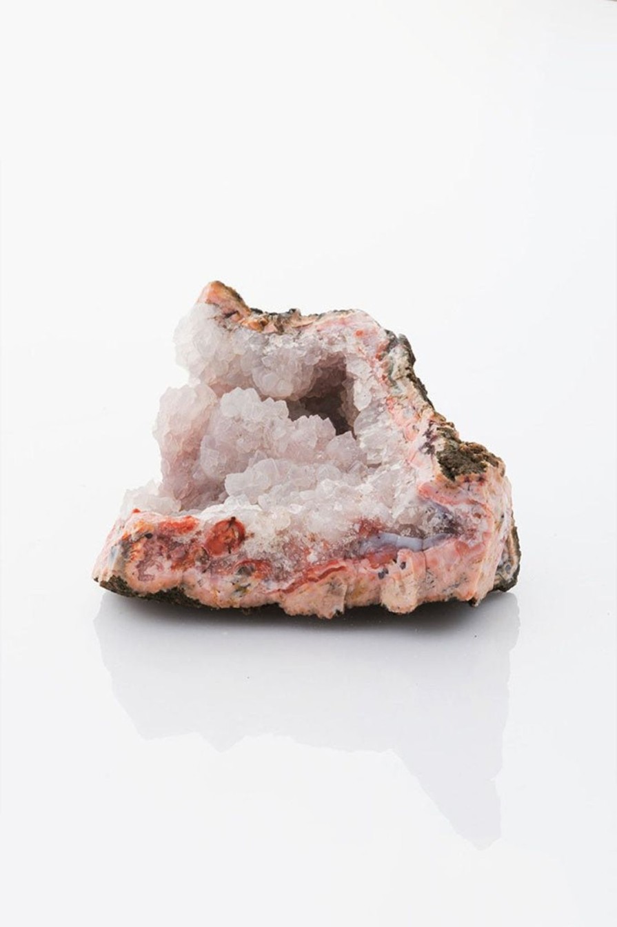 Home Burning Torch | Matte Quartz Geode Pink